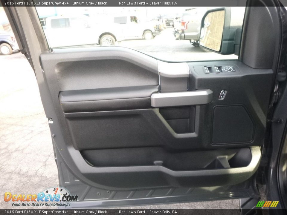 2016 Ford F150 XLT SuperCrew 4x4 Lithium Gray / Black Photo #14