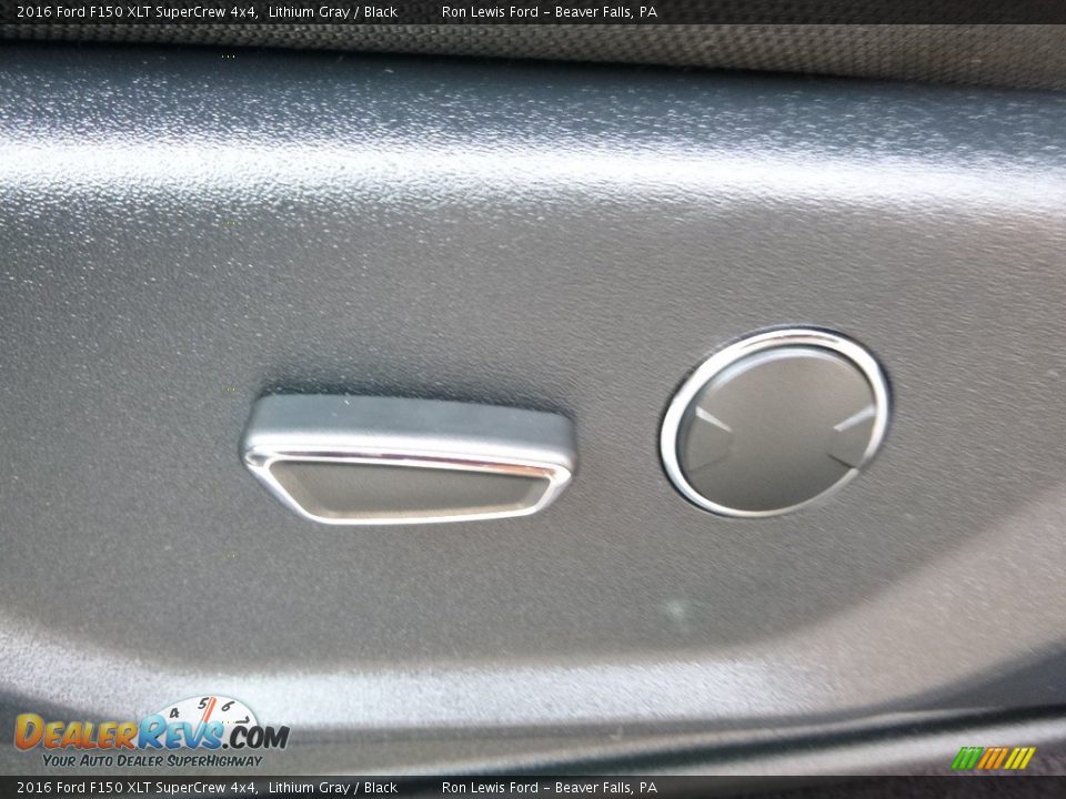 2016 Ford F150 XLT SuperCrew 4x4 Lithium Gray / Black Photo #16