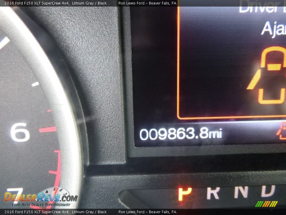 2016 Ford F150 XLT SuperCrew 4x4 Lithium Gray / Black Photo #20