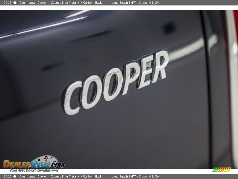2015 Mini Countryman Cooper Cosmic Blue Metallic / Carbon Black Photo #8