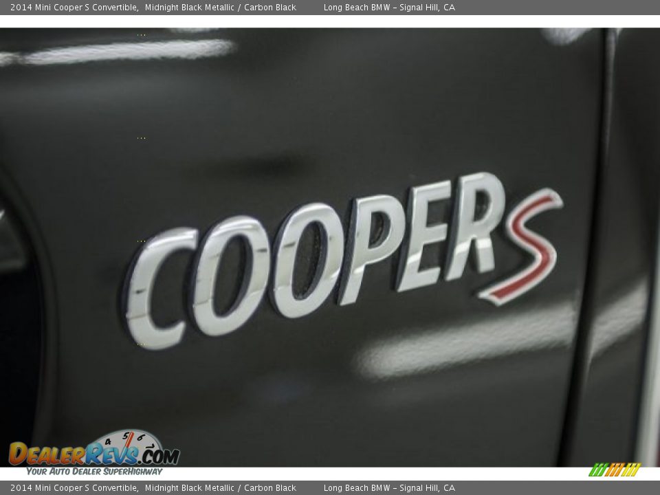 2014 Mini Cooper S Convertible Midnight Black Metallic / Carbon Black Photo #8
