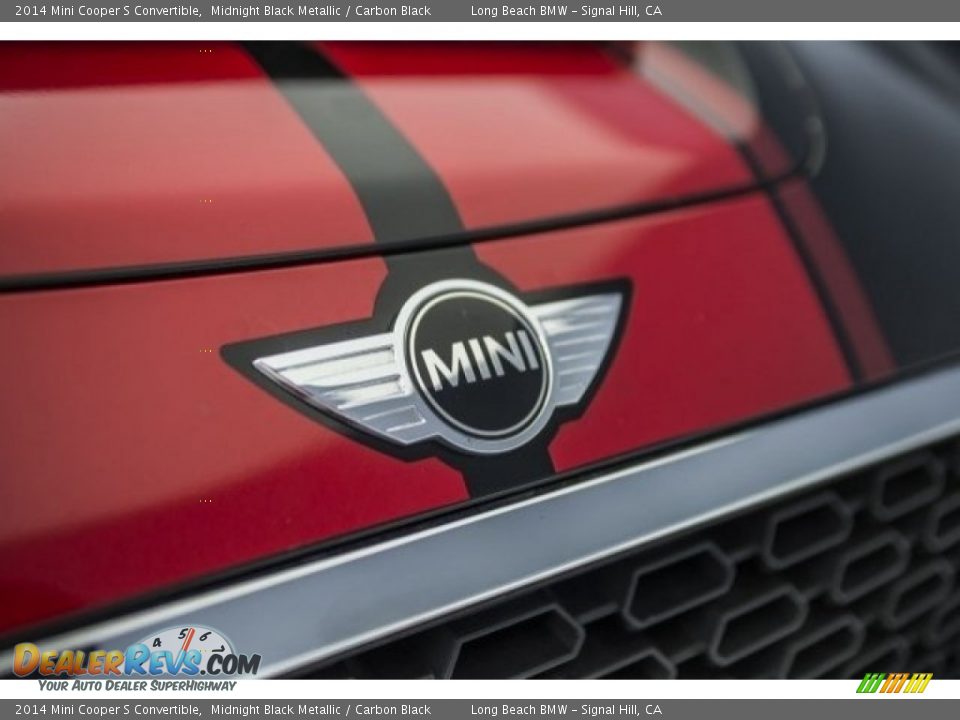 2014 Mini Cooper S Convertible Midnight Black Metallic / Carbon Black Photo #27