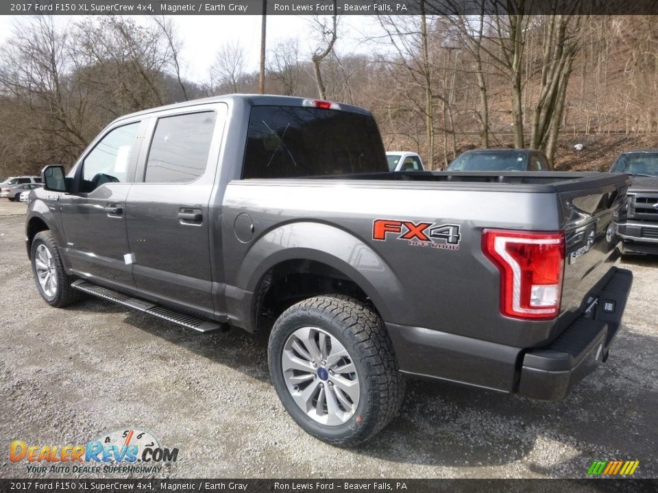 2017 Ford F150 XL SuperCrew 4x4 Magnetic / Earth Gray Photo #5