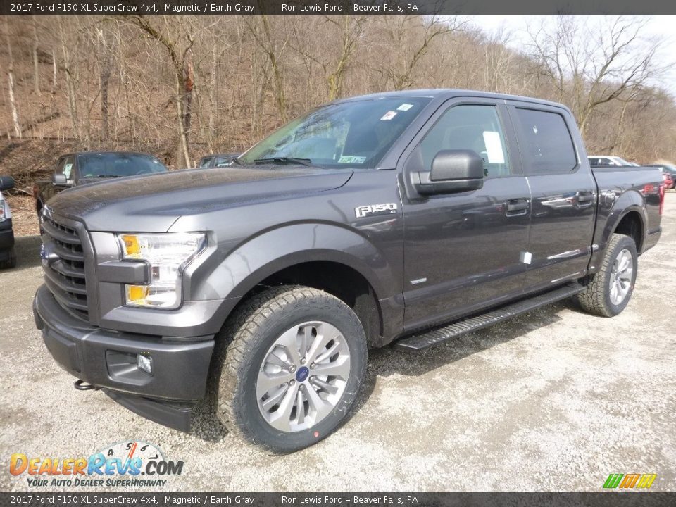2017 Ford F150 XL SuperCrew 4x4 Magnetic / Earth Gray Photo #7