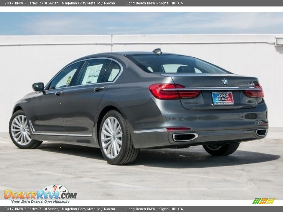 2017 BMW 7 Series 740i Sedan Magellan Gray Metallic / Mocha Photo #3