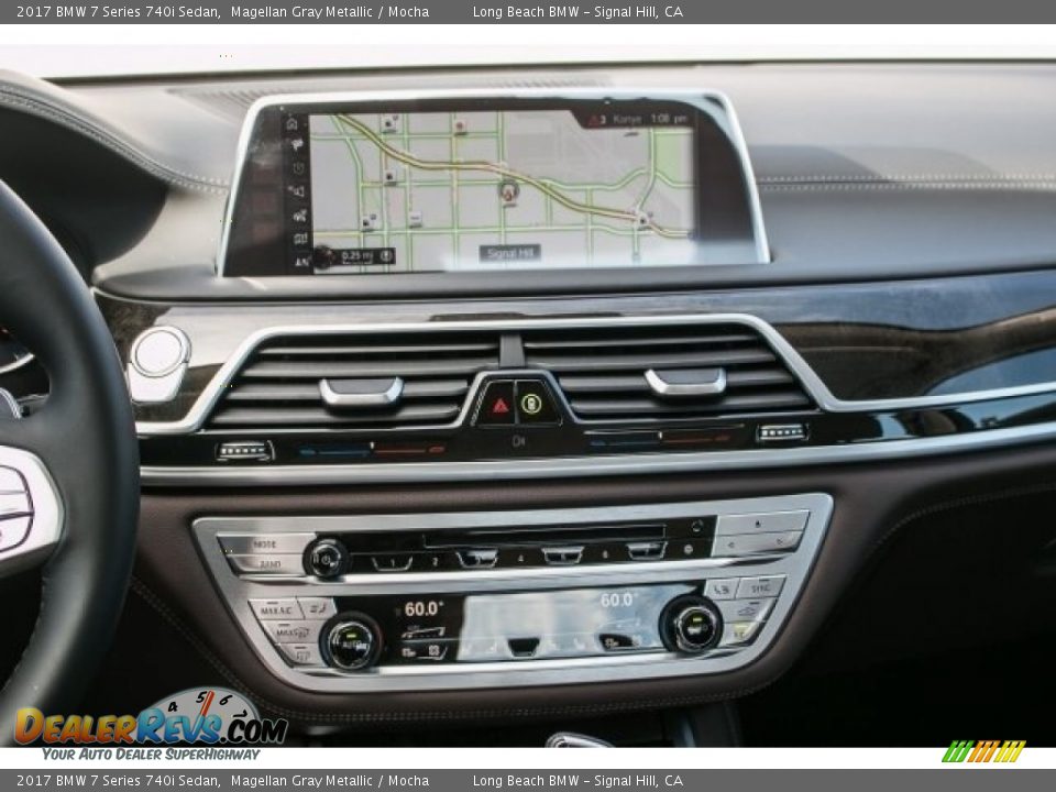 2017 BMW 7 Series 740i Sedan Magellan Gray Metallic / Mocha Photo #5
