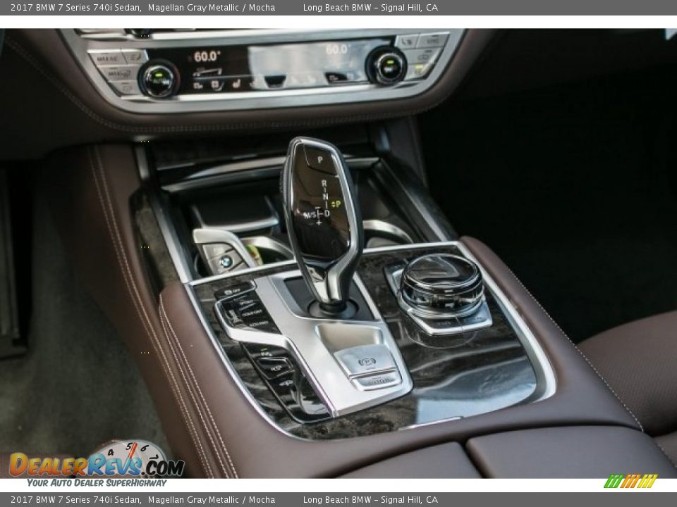 2017 BMW 7 Series 740i Sedan Magellan Gray Metallic / Mocha Photo #6