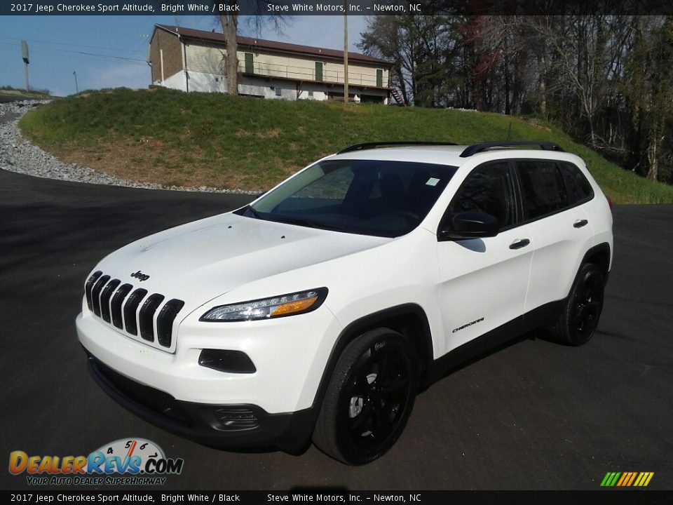 2017 Jeep Cherokee Sport Altitude Bright White / Black Photo #2