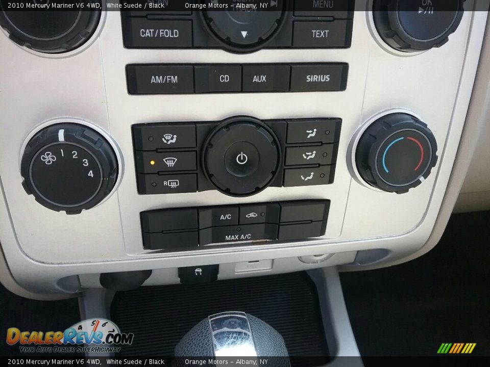 2010 Mercury Mariner V6 4WD White Suede / Black Photo #16