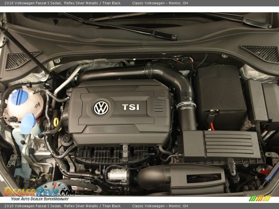 2016 Volkswagen Passat S Sedan Reflex Silver Metallic / Titan Black Photo #16