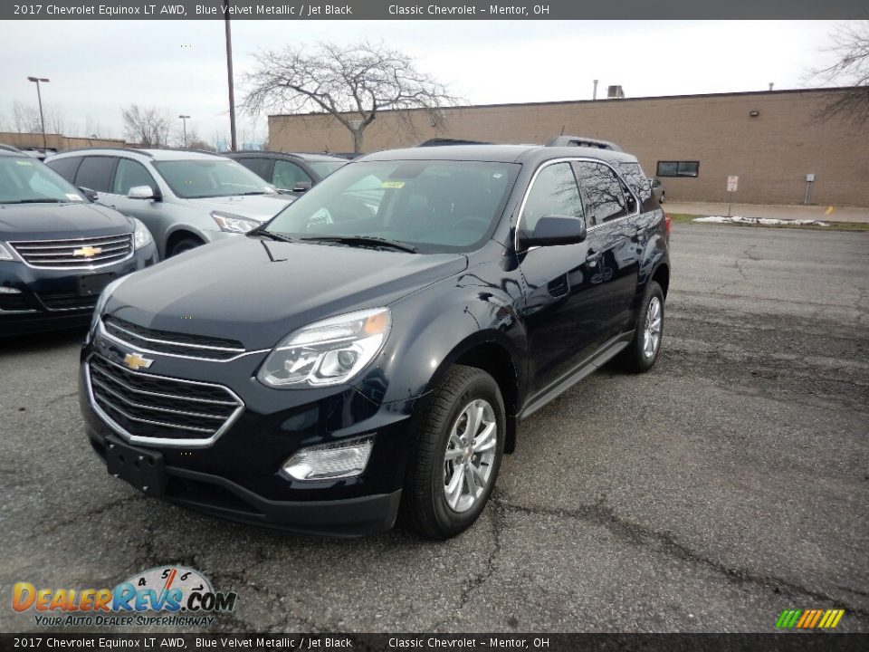 2017 Chevrolet Equinox LT AWD Blue Velvet Metallic / Jet Black Photo #1
