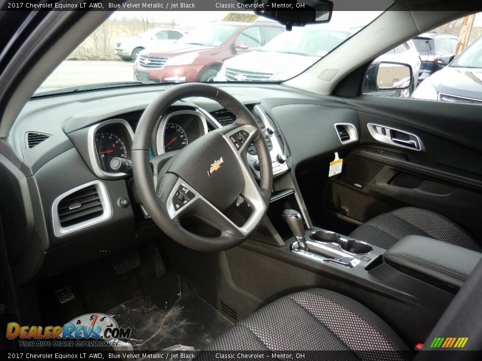 2017 Chevrolet Equinox LT AWD Blue Velvet Metallic / Jet Black Photo #7