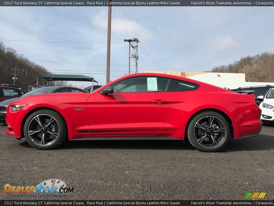 2017 Ford Mustang GT California Speical Coupe Race Red / California Special Ebony Leather/Miko Suede Photo #1