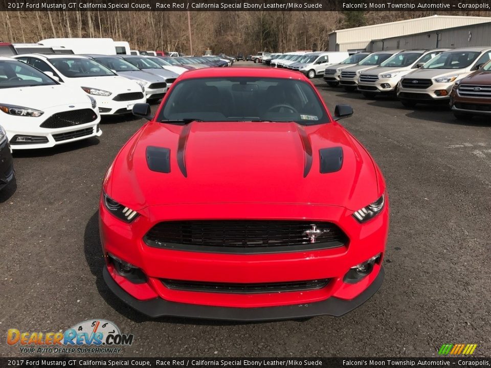 2017 Ford Mustang GT California Speical Coupe Race Red / California Special Ebony Leather/Miko Suede Photo #3