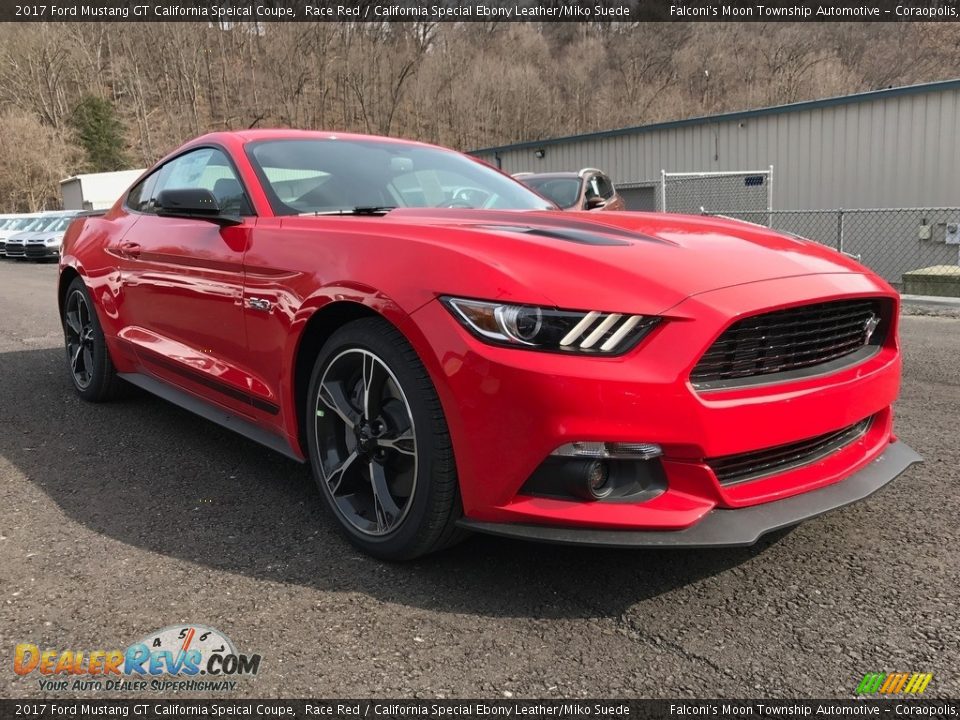 2017 Ford Mustang GT California Speical Coupe Race Red / California Special Ebony Leather/Miko Suede Photo #5