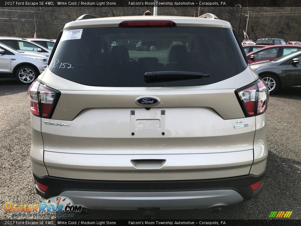 2017 Ford Escape SE 4WD White Gold / Medium Light Stone Photo #6