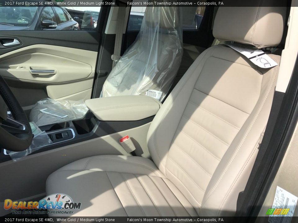 2017 Ford Escape SE 4WD White Gold / Medium Light Stone Photo #10