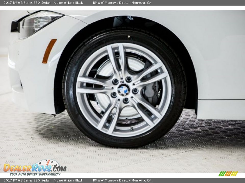 2017 BMW 3 Series 330i Sedan Alpine White / Black Photo #9