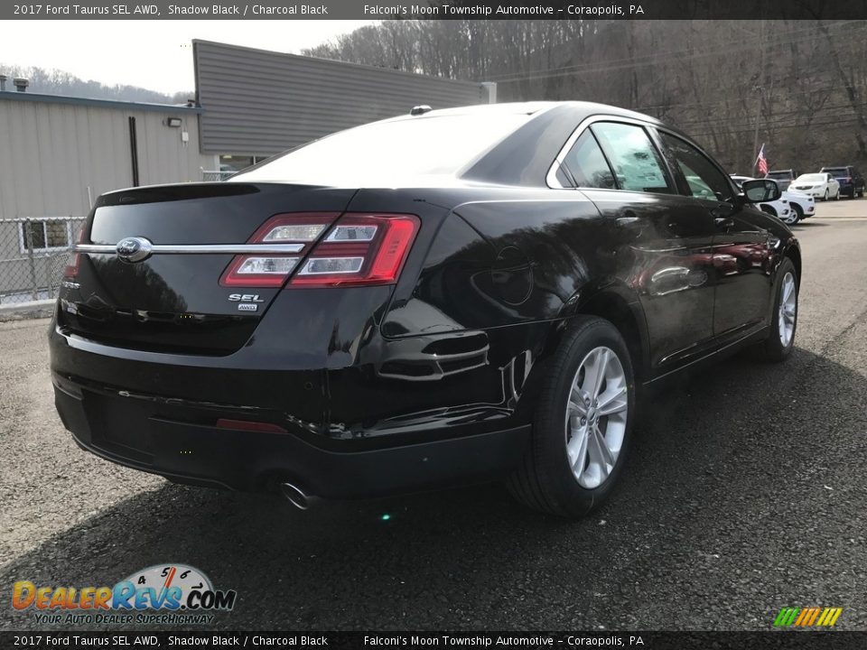 2017 Ford Taurus SEL AWD Shadow Black / Charcoal Black Photo #4