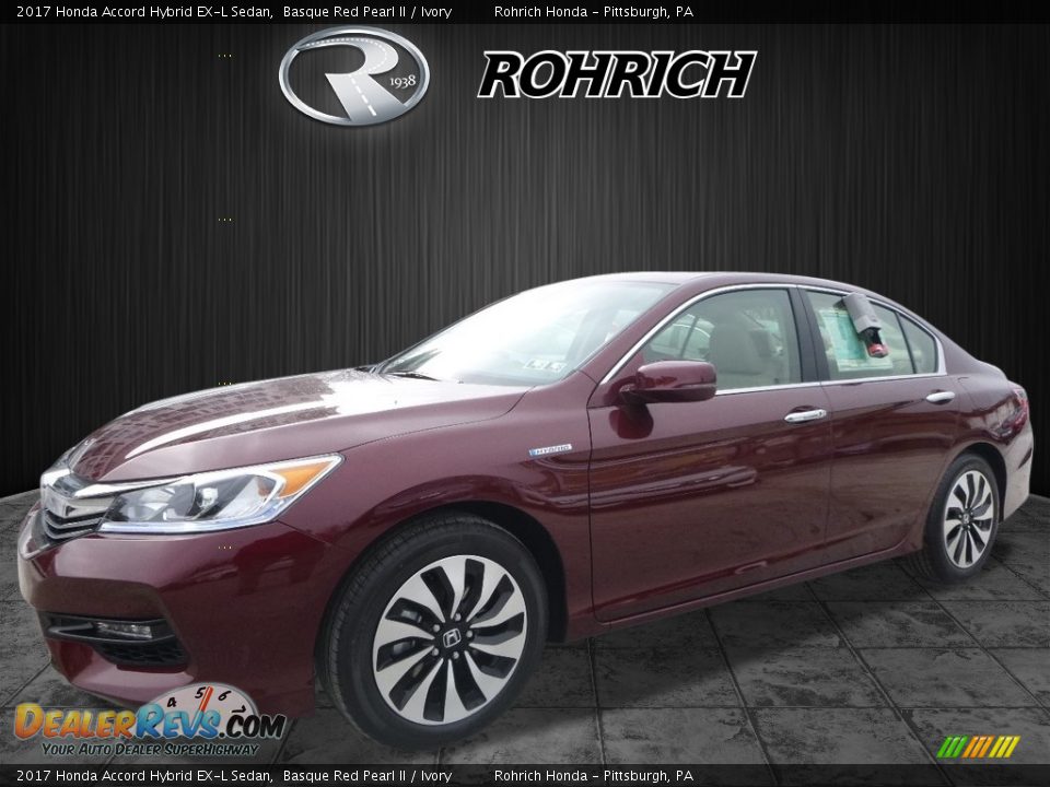 2017 Honda Accord Hybrid EX-L Sedan Basque Red Pearl II / Ivory Photo #4