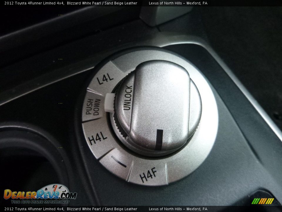 2012 Toyota 4Runner Limited 4x4 Blizzard White Pearl / Sand Beige Leather Photo #18