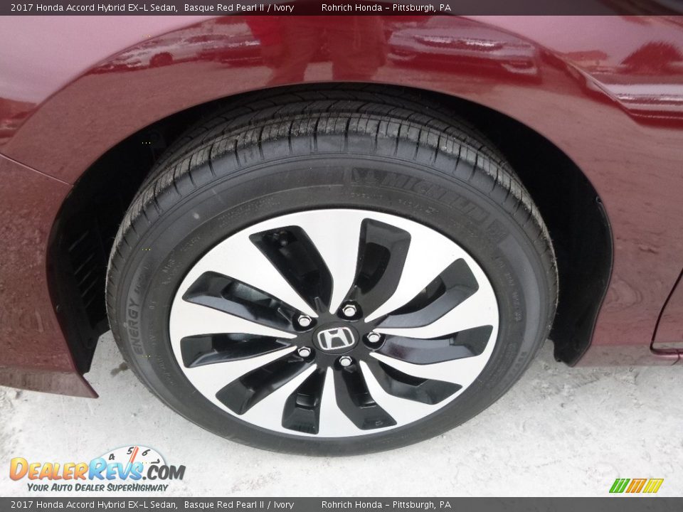 2017 Honda Accord Hybrid EX-L Sedan Basque Red Pearl II / Ivory Photo #5