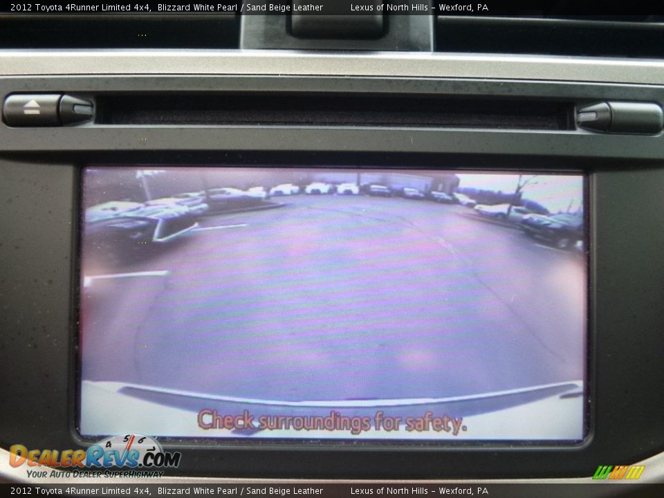 2012 Toyota 4Runner Limited 4x4 Blizzard White Pearl / Sand Beige Leather Photo #20