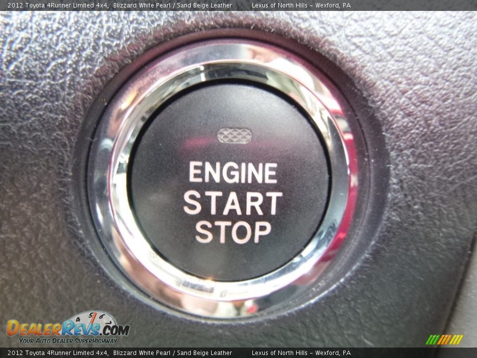 2012 Toyota 4Runner Limited 4x4 Blizzard White Pearl / Sand Beige Leather Photo #22