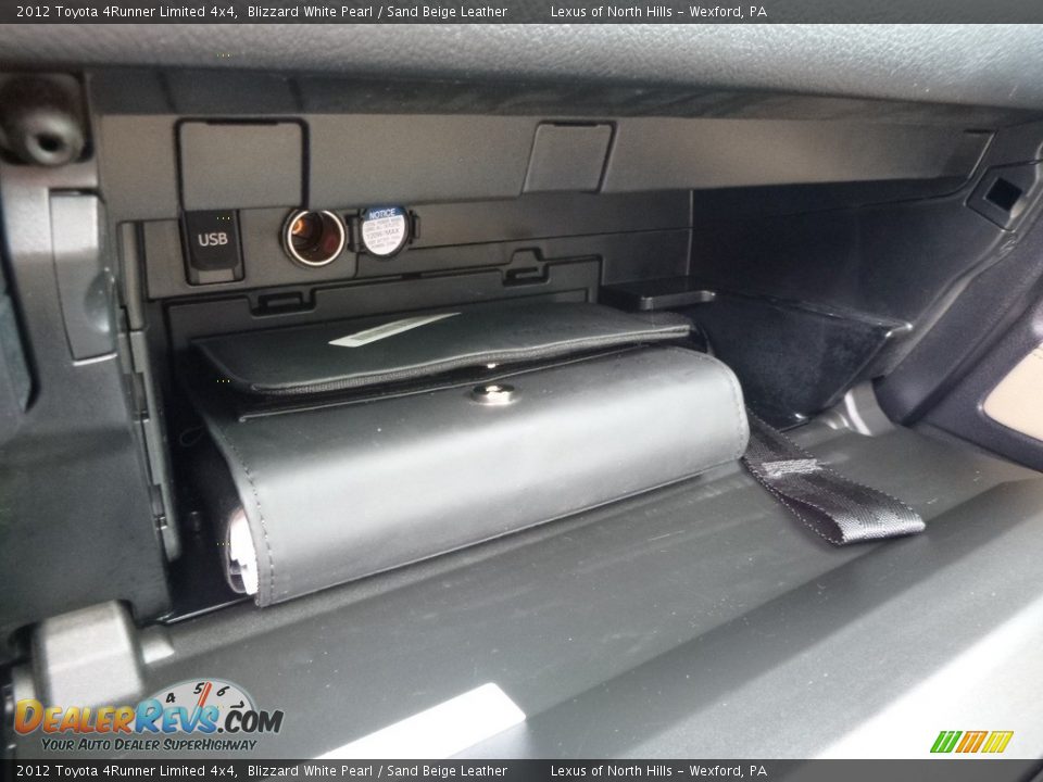 2012 Toyota 4Runner Limited 4x4 Blizzard White Pearl / Sand Beige Leather Photo #23