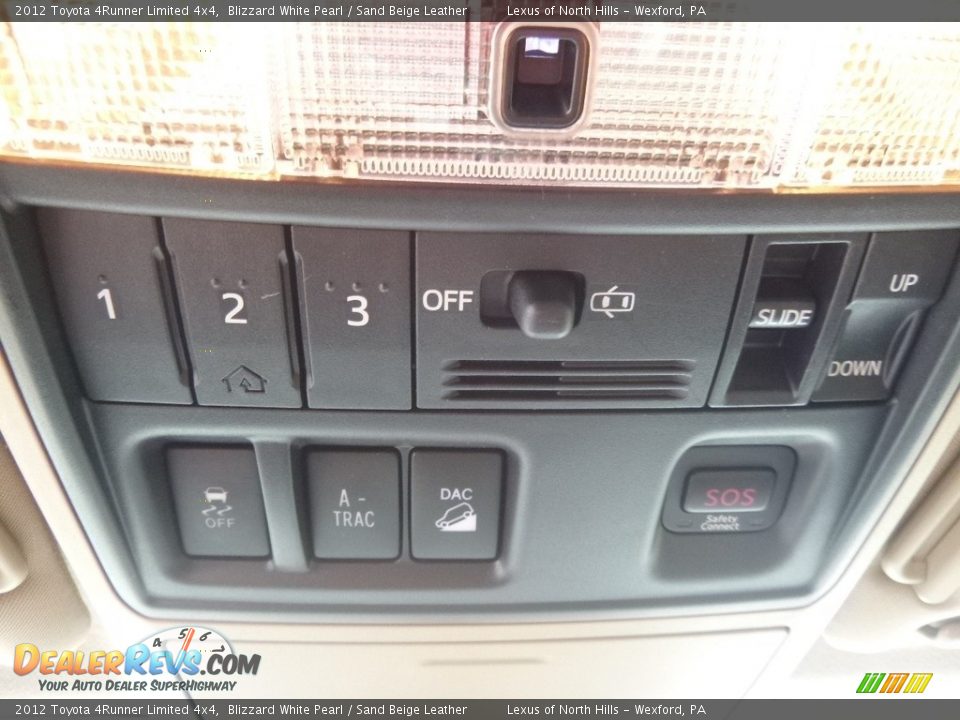 2012 Toyota 4Runner Limited 4x4 Blizzard White Pearl / Sand Beige Leather Photo #24