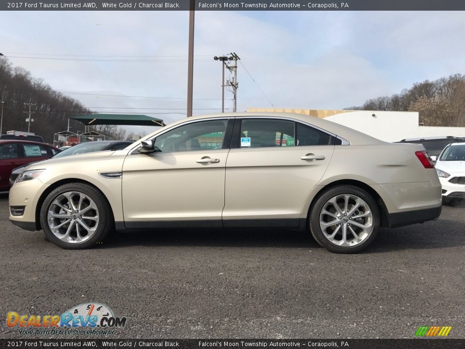 White Gold 2017 Ford Taurus Limited AWD Photo #1