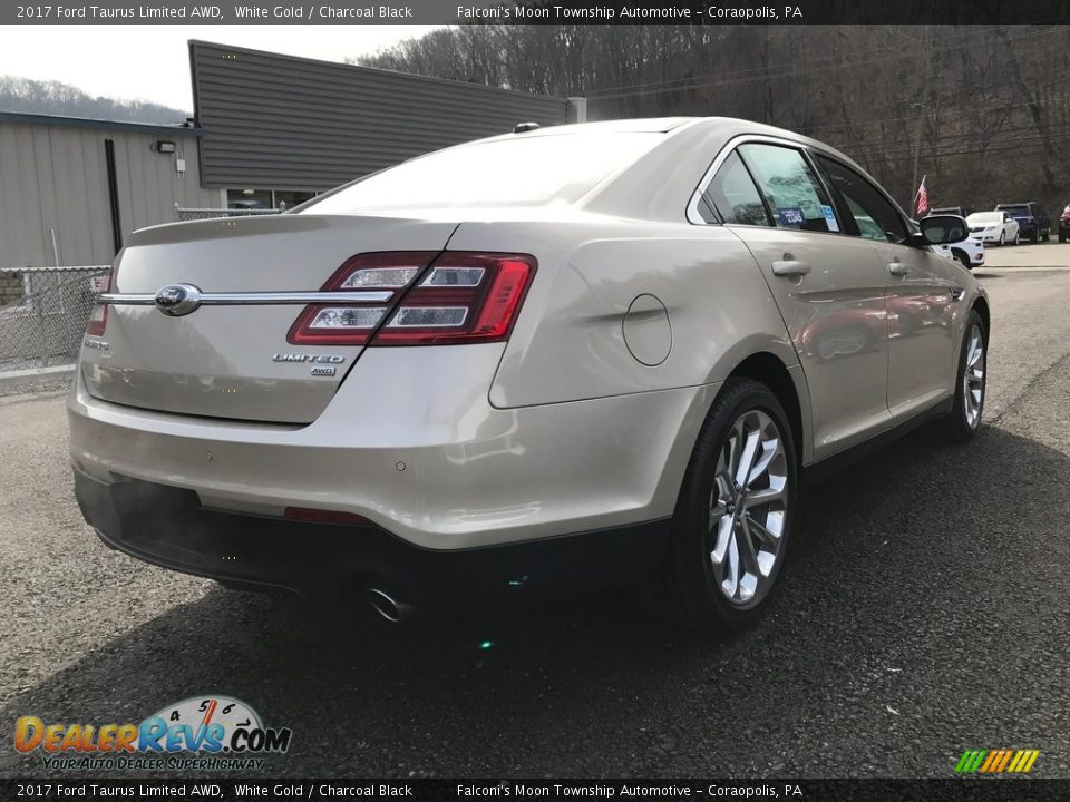 2017 Ford Taurus Limited AWD White Gold / Charcoal Black Photo #5
