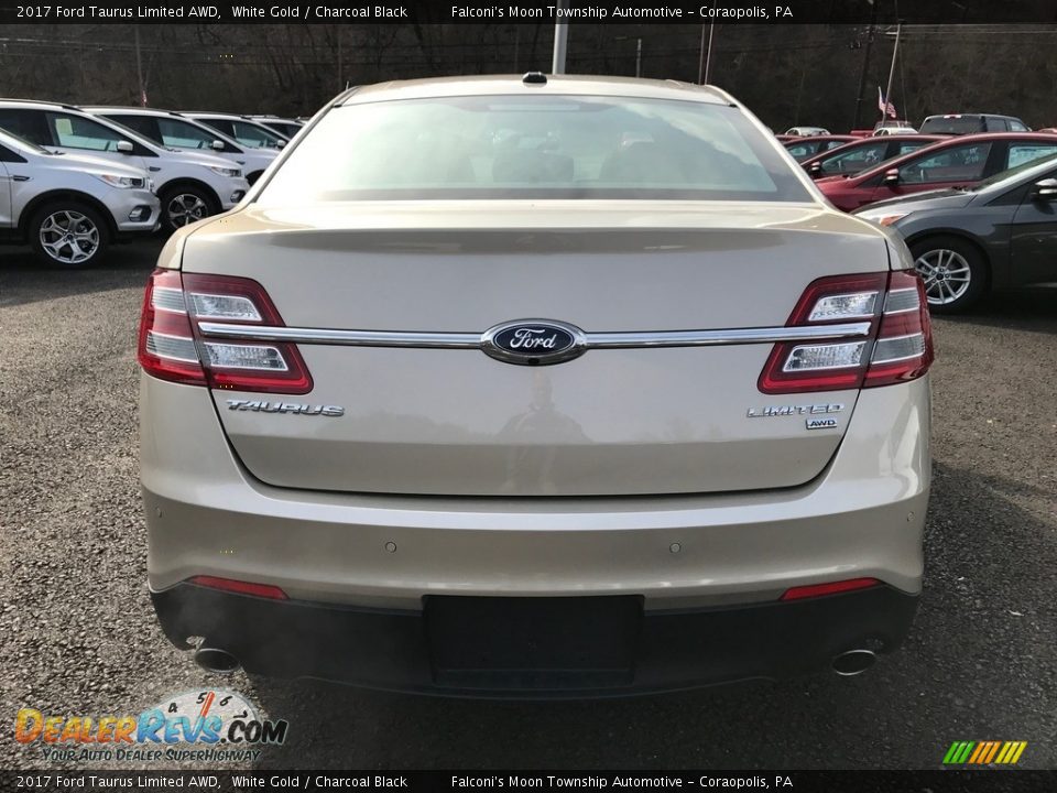 2017 Ford Taurus Limited AWD White Gold / Charcoal Black Photo #6