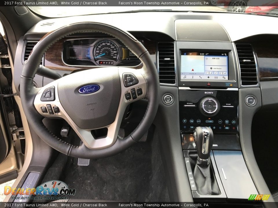 2017 Ford Taurus Limited AWD White Gold / Charcoal Black Photo #9