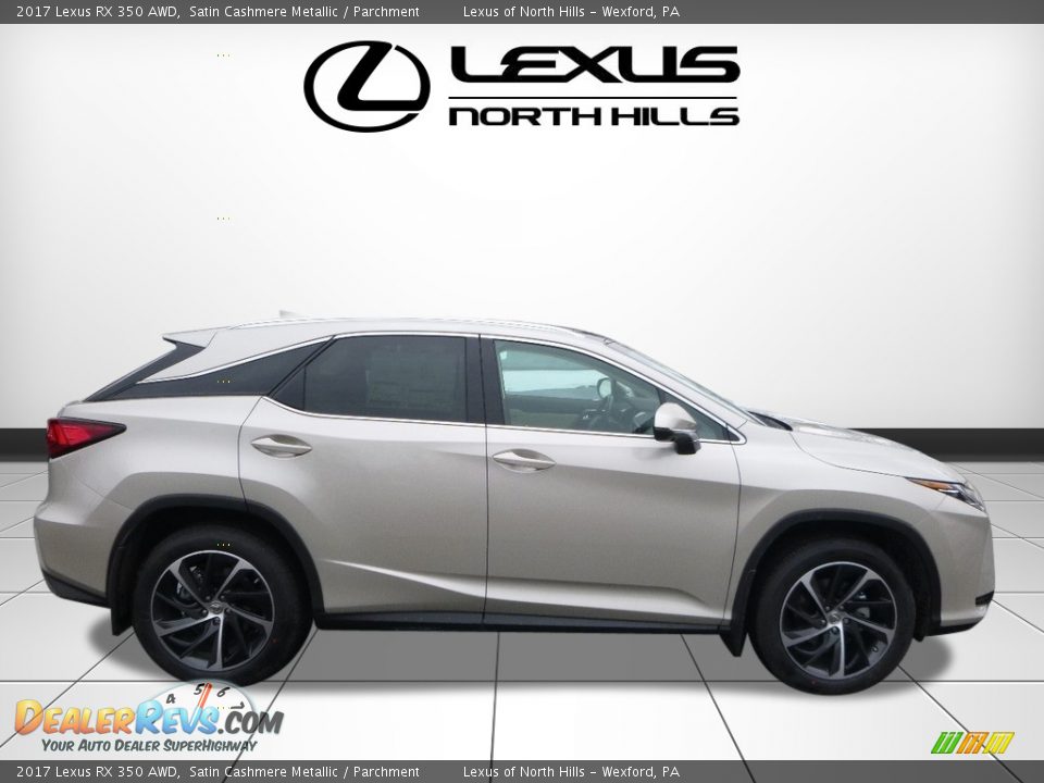 2017 Lexus RX 350 AWD Satin Cashmere Metallic / Parchment Photo #2