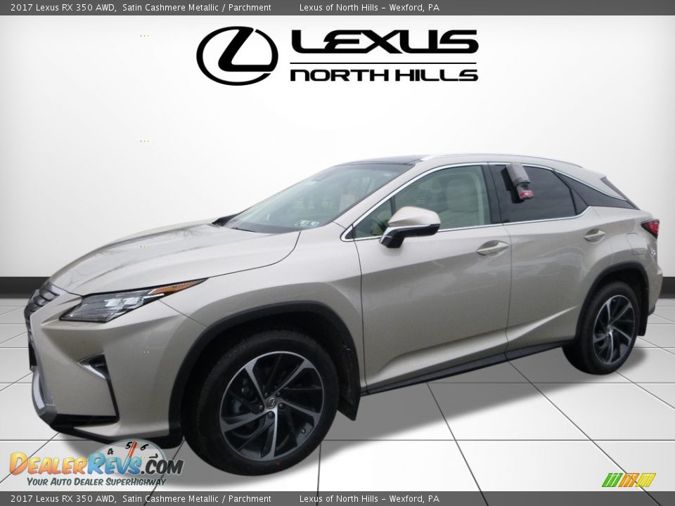 2017 Lexus RX 350 AWD Satin Cashmere Metallic / Parchment Photo #4