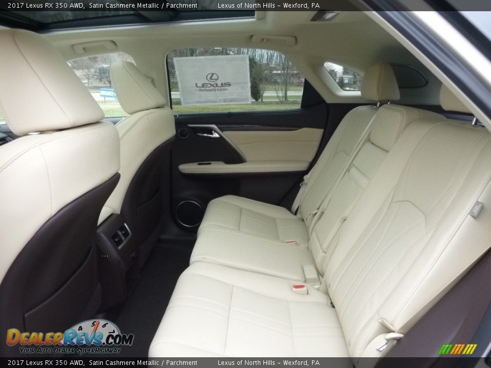 2017 Lexus RX 350 AWD Satin Cashmere Metallic / Parchment Photo #9