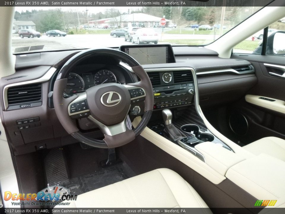 2017 Lexus RX 350 AWD Satin Cashmere Metallic / Parchment Photo #10