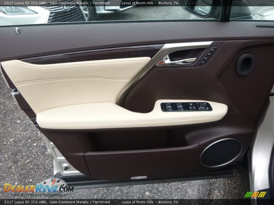 2017 Lexus RX 350 AWD Satin Cashmere Metallic / Parchment Photo #11