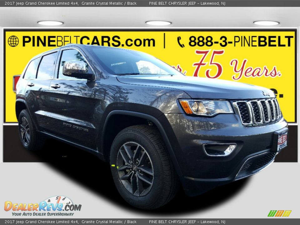 2017 Jeep Grand Cherokee Limited 4x4 Granite Crystal Metallic / Black Photo #1