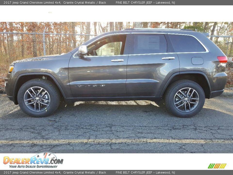 2017 Jeep Grand Cherokee Limited 4x4 Granite Crystal Metallic / Black Photo #3