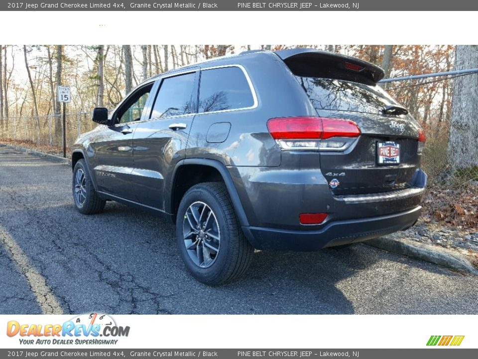 2017 Jeep Grand Cherokee Limited 4x4 Granite Crystal Metallic / Black Photo #4