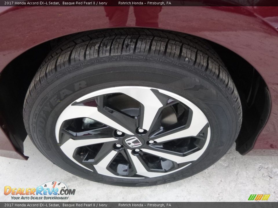 2017 Honda Accord EX-L Sedan Basque Red Pearl II / Ivory Photo #5