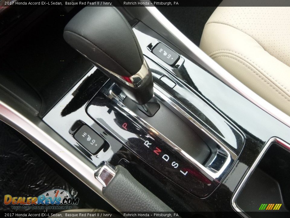 2017 Honda Accord EX-L Sedan Basque Red Pearl II / Ivory Photo #12