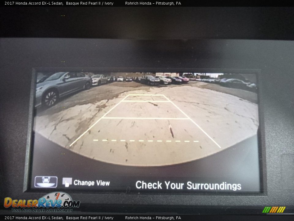 2017 Honda Accord EX-L Sedan Basque Red Pearl II / Ivory Photo #14