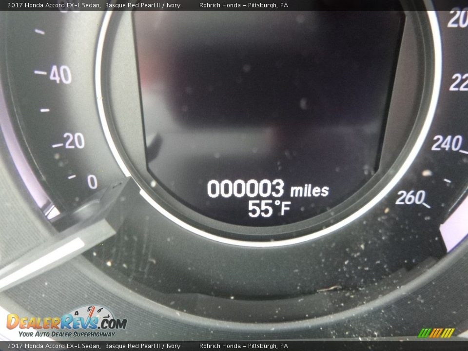 2017 Honda Accord EX-L Sedan Basque Red Pearl II / Ivory Photo #15