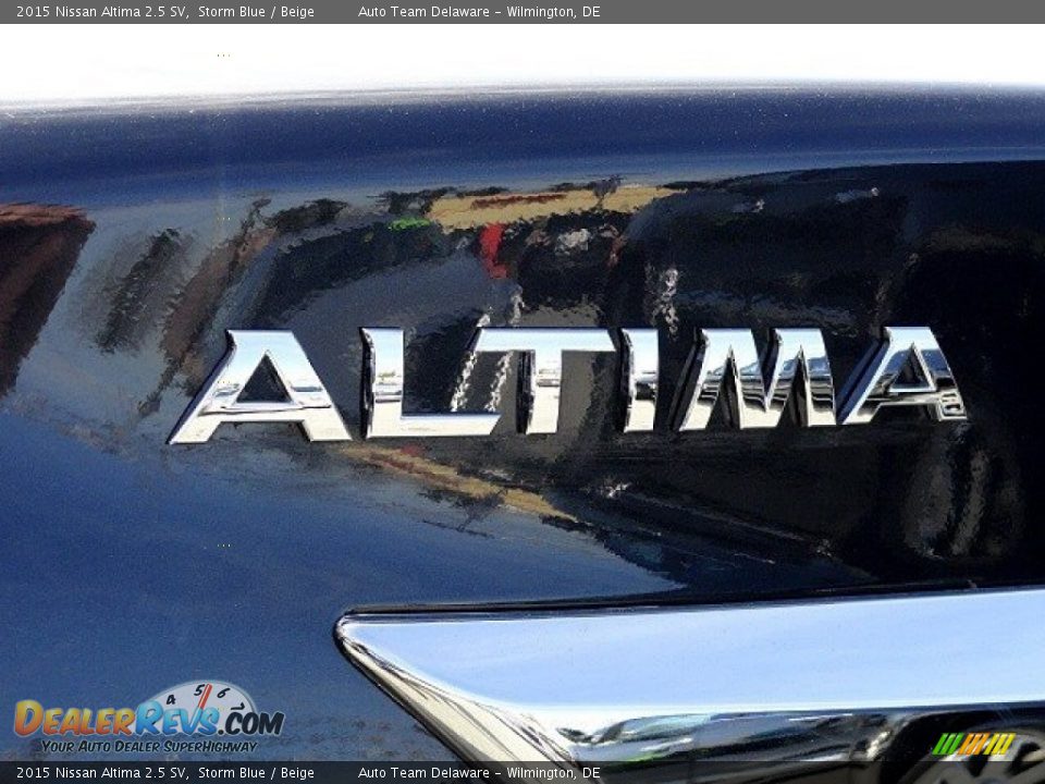 2015 Nissan Altima 2.5 SV Storm Blue / Beige Photo #35