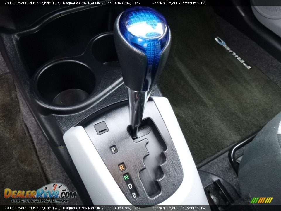 2013 Toyota Prius c Hybrid Two Magnetic Gray Metallic / Light Blue Gray/Black Photo #21