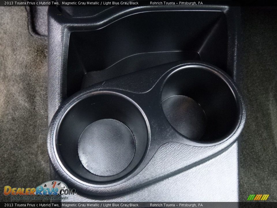 2013 Toyota Prius c Hybrid Two Magnetic Gray Metallic / Light Blue Gray/Black Photo #22