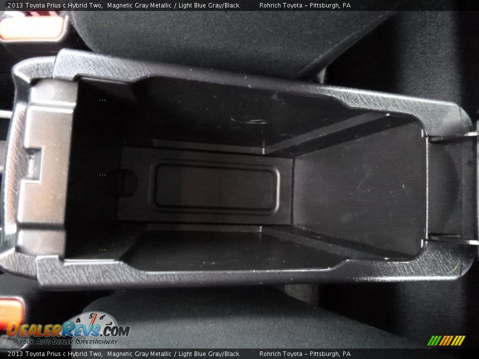 2013 Toyota Prius c Hybrid Two Magnetic Gray Metallic / Light Blue Gray/Black Photo #23